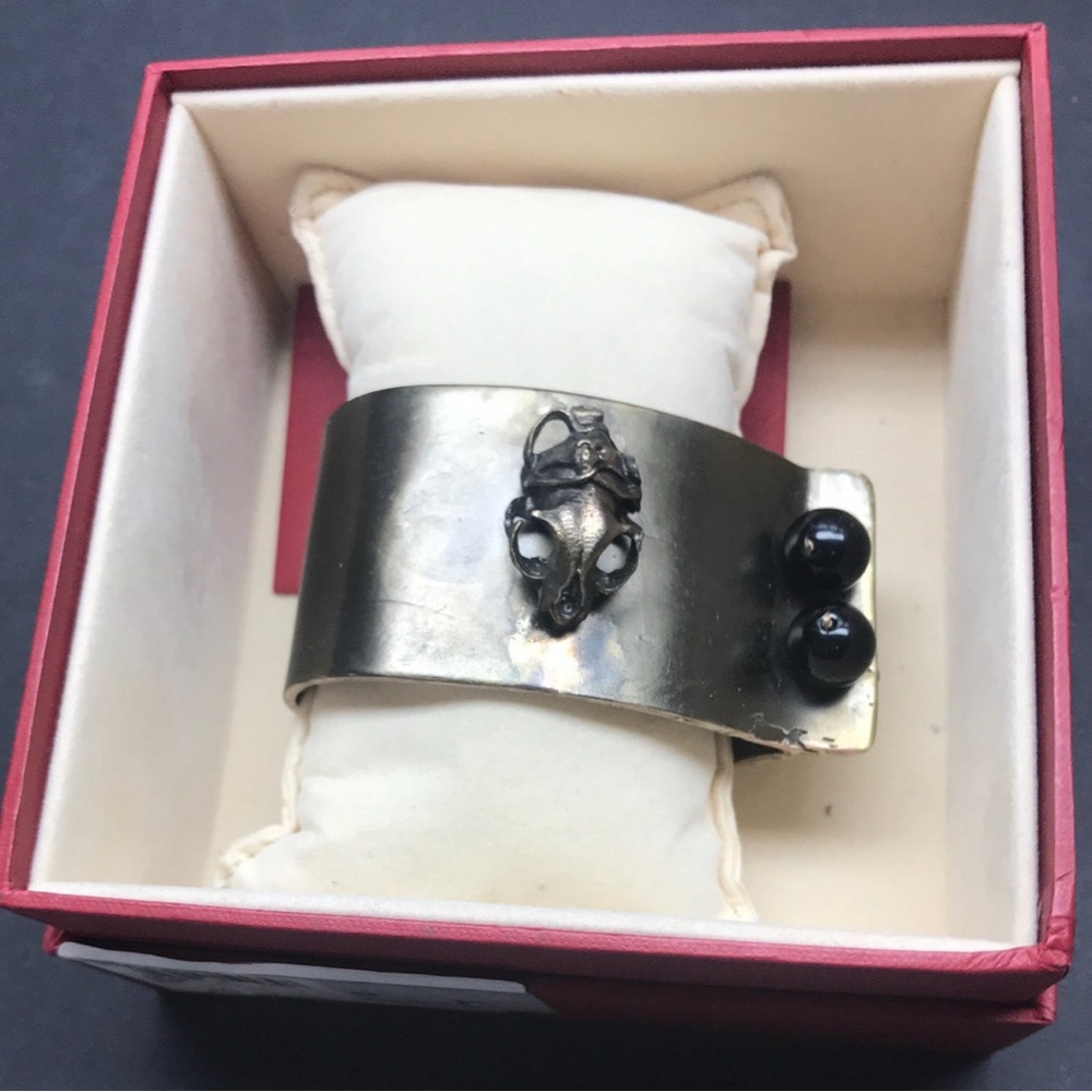 Valentino Beaded Skull Cuff - $655